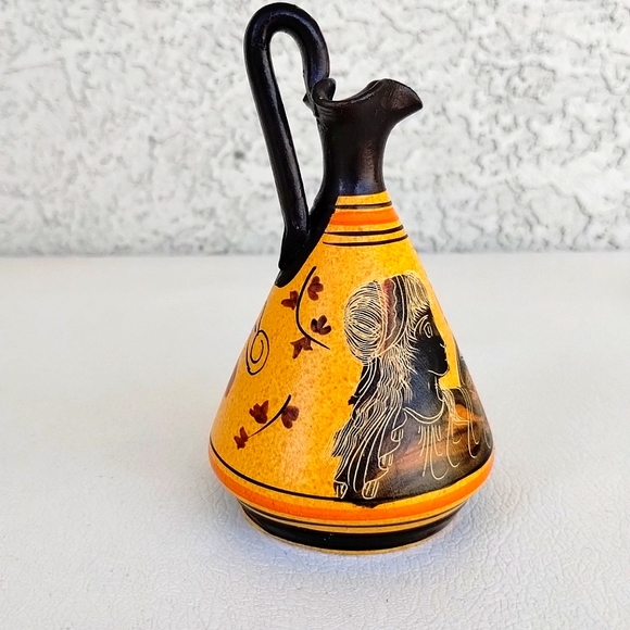 Ancient Greek Style Greek Gods Decorative Pottery Orpheus Plate Apollo Pitcher - Picture 8 of 16